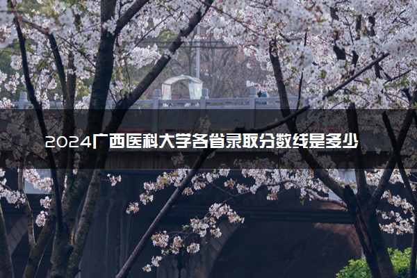 2024广西医科大学各省录取分数线是多少 最低分及位次