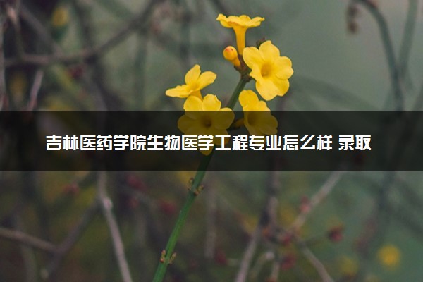 吉林医药学院生物医学工程专业怎么样 录取分数线多少