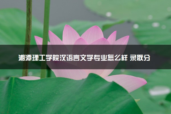 湘潭理工学院汉语言文学专业怎么样 录取分数线多少