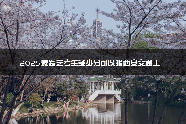 2025舞蹈艺考生多少分可以报西安交通工程学院