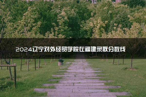 2024辽宁对外经贸学院在福建录取分数线 各专业分数及位次