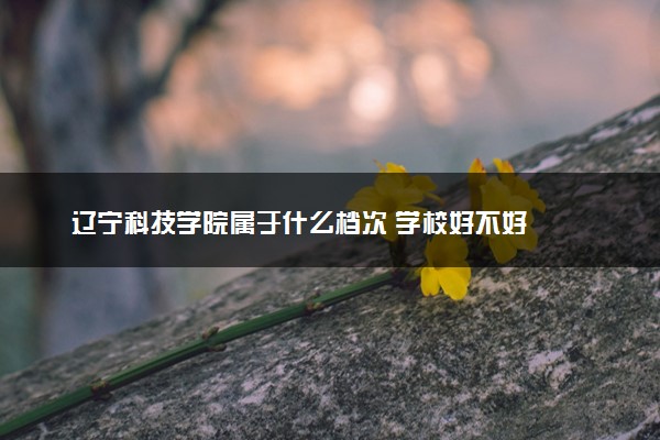 辽宁科技学院属于什么档次 学校好不好